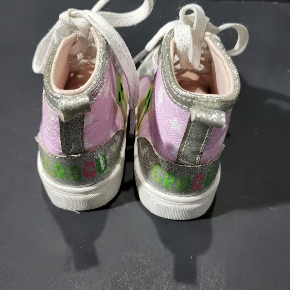 Star Wars Grogu High Top Sneakers Little Girls Size 11